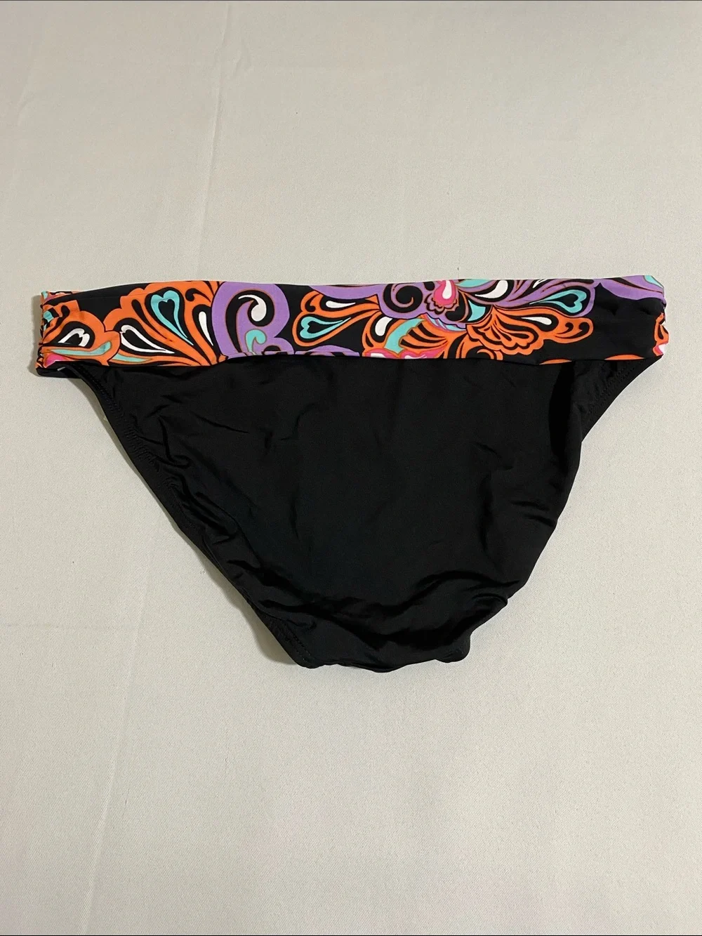 KENNETH COLE Banded Hipster Bikini Bottom Women's Size L